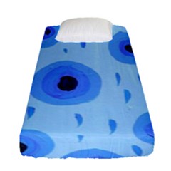 Blue Rain Fitted Sheet (single Size)