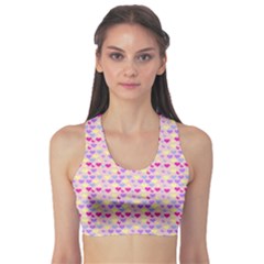 Hearts Butterflies Pink 1200 Sports Bra