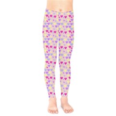 Hearts Butterflies Pink 1200 Kids  Legging