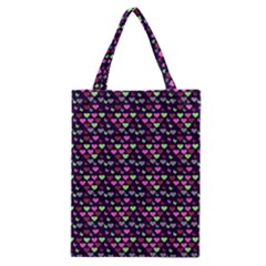 Hearts Butterflies Blue Pink Classic Tote Bag