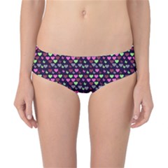 Hearts Butterflies Blue Pink Classic Bikini Bottoms