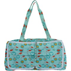 Light Teal Heart Cherries Multi Function Bag	 by snowwhitegirl