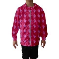 Punk Heart Pink Hooded Windbreaker (kids) by snowwhitegirl