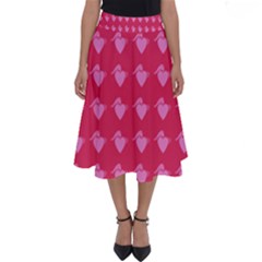 Punk Heart Pink Perfect Length Midi Skirt by snowwhitegirl