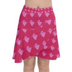 Punk Heart Pink Chiffon Wrap by snowwhitegirl