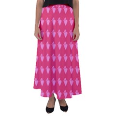 Punk Heart Pink Flared Maxi Skirt by snowwhitegirl