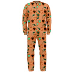 Peach Cherries Onepiece Jumpsuit (men) 