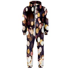 Bright Light Pattern Hooded Jumpsuit (men)  by FunnyCow