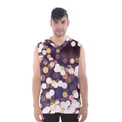 Bright Light Pattern Men s Basketball Tank Top by FunnyCow