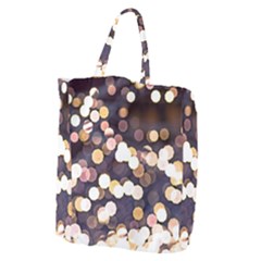 Bright Light Pattern Giant Grocery Tote by FunnyCow