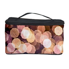 Warm Color Brown Light Pattern Cosmetic Storage Case by FunnyCow