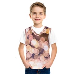 Warm Color Brown Light Pattern Kids  Sportswear by FunnyCow