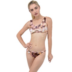 Warm Color Brown Light Pattern The Little Details Bikini Set by FunnyCow