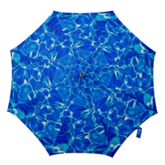 Blue Clear Water Texture Hook Handle Umbrellas (medium) by FunnyCow