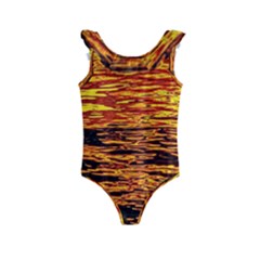 Liquid Gold Kids  Frill Swimsuit by FunnyCow