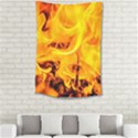 Fire And Flames Small Tapestry View2