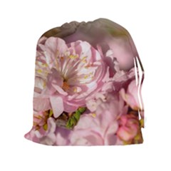 Beautiful Flowering Almond Drawstring Pouches (xxl) by FunnyCow