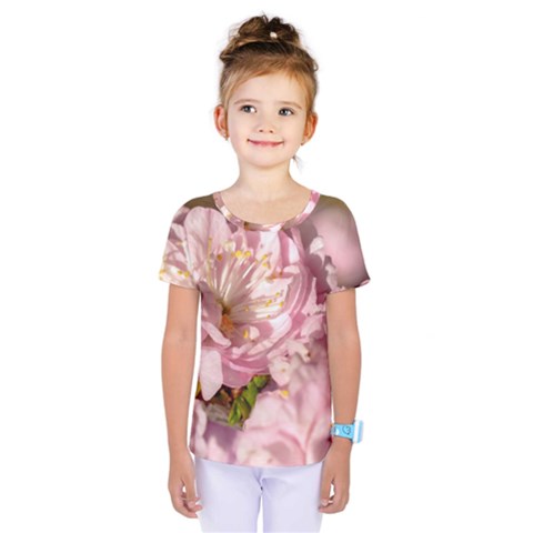 Beautiful Flowering Almond Kids  One Piece Tee by FunnyCow