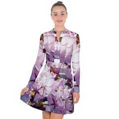 Sakura In The Shade Long Sleeve Panel Dress by FunnyCow