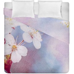 Pink Mist Of Sakura Duvet Cover Double Side (king Size) by FunnyCow