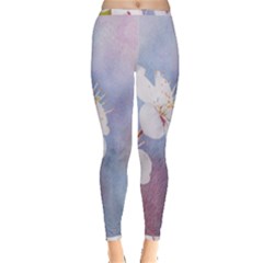 Pink Mist Of Sakura Inside Out Leggings by FunnyCow