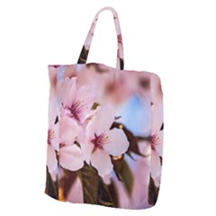 Three Sakura Flowers Giant Grocery Tote by FunnyCow