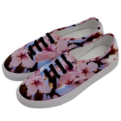 Three Sakura Flowers Men s Classic Low Top Sneakers by FunnyCow