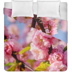 Flowering Almond Flowersg Duvet Cover Double Side (king Size) by FunnyCow