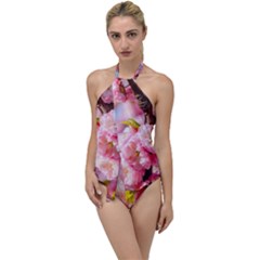 Flowering Almond Flowersg Go With The Flow One Piece Swimsuit by FunnyCow