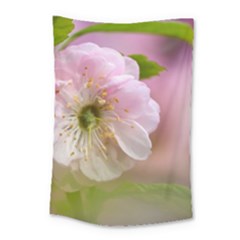 Single Almond Flower Small Tapestry by FunnyCow