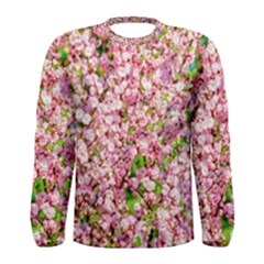 Almond Tree In Bloom Men s Long Sleeve Tee by FunnyCow