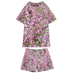 Almond Tree In Bloom Kids  Swim Tee And Shorts Set by FunnyCow