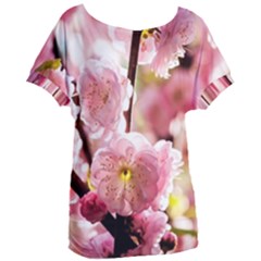 Blooming Almond At Sunset Women s Oversized Tee by FunnyCow
