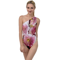 Blooming Almond At Sunset To One Side Swimsuit by FunnyCow