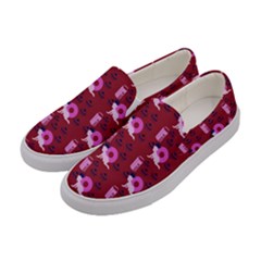 Punk Baby Red Women s Canvas Slip Ons by snowwhitegirl