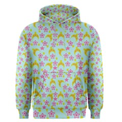 Blue Star Yellow Hats Men s Pullover Hoodie