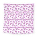 Violet Winter Hats Square Tapestry (Large) View1