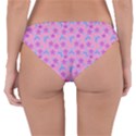 Pink Star Blue Hats Reversible Hipster Bikini Bottoms View2