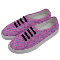 Pink Star Blue Hats Men s Classic Low Top Sneakers