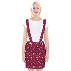 Cakes And Sundaes Red Braces Suspender Skirt