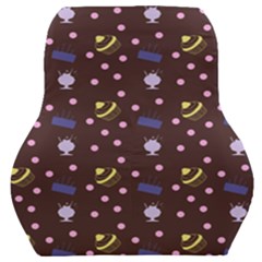 Cakes And Sundaes Chocolate Car Seat Back Cushion 