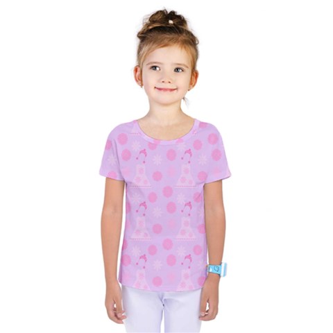 Lilac Dress Kids  One Piece Tee by snowwhitegirl