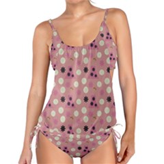 Mauve Dress Tankini Set by snowwhitegirl