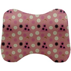 Mauve Dress Head Support Cushion by snowwhitegirl