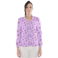 Violet Pink Flower Dress Windbreaker (women)