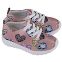 gem hearts and rose gold Kids  Lightweight Sports Shoes View3