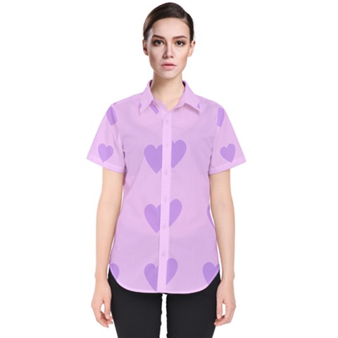 Violet Heart Women s Short Sleeve Shirt by snowwhitegirl