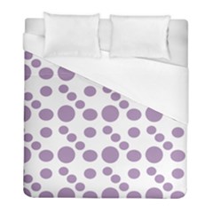 Violet Dots Duvet Cover (full/ Double Size) by snowwhitegirl