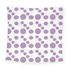 Violet Dots Square Tapestry (large)
