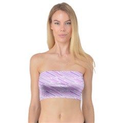 Silly Stripes Lilac Bandeau Top